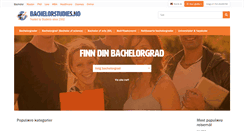 Desktop Screenshot of no.bachelorstudies.com